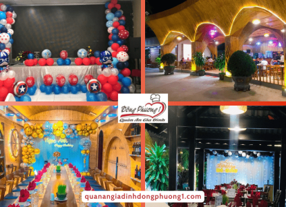 Quán ăn gia đình Đông Phương 1 - Địa điểm tổ chức tiệc thôi nôi cho bé tốt nhất tại Đồng Nai