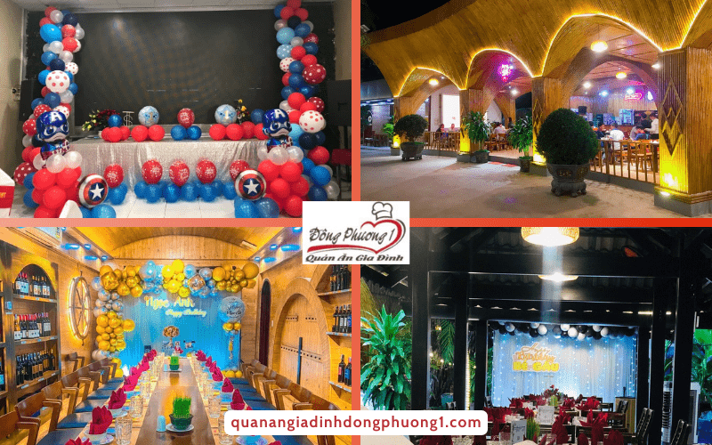 Quán ăn gia đình Đông Phương 1 - Địa điểm tổ chức tiệc thôi nôi cho bé tốt nhất tại Đồng Nai